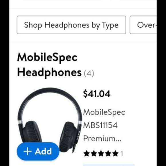 Black Mobile Spec Bluetooth Over Ear Headphones also works with aux in mode - Picture 6 of 6
